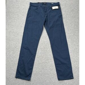 Mavi Pants Mens 36x34 Blue Twill Zach Straight Leg Chino City Casual